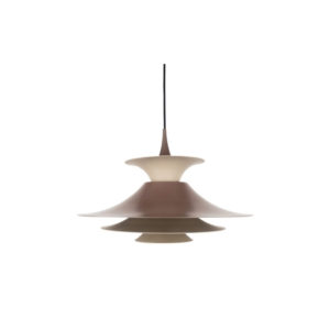 Danish vintage pendant lamp Radius by Erik Balslev, Fog og Morup, Denmark, 1977