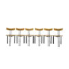 6 post modern vintage dining chairs Zeta by Martin Haksteen for Harvink, Netherlands 1980s