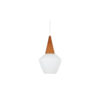 Danish vintage pendant by Ejnar B. Mielby, Lyfa, Denmark, 1960s