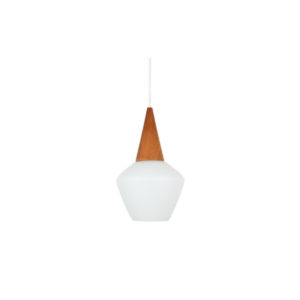 Danish vintage pendant by Ejnar B. Mielby, Lyfa, Denmark, 1960s