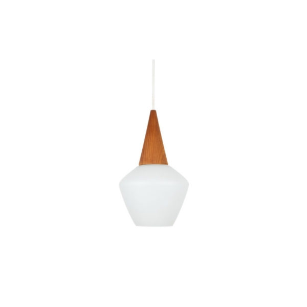 Danish vintage pendant by Ejnar B. Mielby, Lyfa, Denmark, 1960s