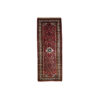Handmade vintage Persian Hamadan runner 2.6' x 7' ( 81cm x 214cm ) 1970 - 1C303