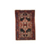 Handmade antique Persian Hamadan rug 3.9' x 5.9' ( 120cm x 180cm ) 1920s - 1C321