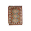 Handmade vintage Caucasian Kazak rug 4.2' x 5.6' ( 130cm x 170cm ) 1970 - 1C324