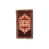 Handmade vintage Turkish Anatolian rug 2.8' x 4.7' ( 87cm x 145cm ) 1970s - 1C325