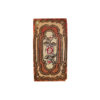 Handmade antique American hooked rug 1,6' x 2,10' ( 49cm x 91cm ) 1920s - 1C335