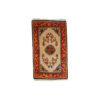 Handmade vintage Mongolian rug 2,9' x 5,2' ( 90cm x 160cm ) 1970 - 1C349