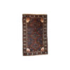 Hand made vintage Afghan Baluch rug 3.7' x 6.1' ( 117cm x 187cm ) 1940 - 1C231