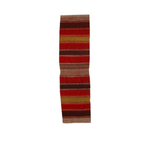 Handmade vintage Persian Ardabil kilim runner 2.6' x 9.5' ( 80cm x 290cm ) 1950s - 1C355