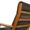 Vintage Highback oak lounge chair GE 290 by Hans J. Wegner for Getama, Denmark 1950s