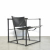 Vintage Cubic leather lounge chair by Radboud van Beekum for Pastoe Netherlands 1980s