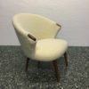 Vintage Danish Armchair in Lambswool