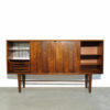 Mid-century Rosewood sideboard by Arne Vodder for HP Hansen, Danish 1960s