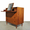 Vintage Teak vanity dresser chest of drawers by Peter Hvidt & Orla Mølgaard Nielsen for Søborg Møbelfabrik, Denmark 1950