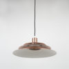 Danish vintage pendant lamp Delta by Kurt Wiborg, Jeka, 1980s