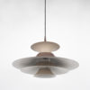 Danish vintage pendant lamp Radius by Erik Balslev, Fog og Morup, Denmark, 1977