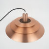 Danish vintage pendant lamp Delta by Kurt Wiborg, Jeka, 1980s