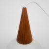 Danish vintage pendant by Ejnar B. Mielby, Lyfa, Denmark, 1960s