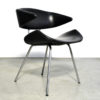 Pair of vintage tube frame chairs by Gebr De Wit in Schiedam Netherlands 1950s
