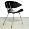 Pair of vintage tube frame chairs by Gebr De Wit in Schiedam Netherlands 1950s