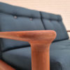 Scandinavian, completely renovated sofa, 70s, furniture wool, teak Scandinavian, completely renovated sofa, 70s, furniture wool, teak
