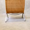 Pk22 Rattan Lounge Chair By Poul Kjærholm For Fritz Hansen