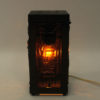 Colored glass table lamp by Erik Höglund 1960s - Sweden