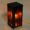 Colored glass table lamp by Erik Höglund 1960s - Sweden