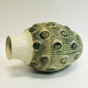 Ceramic vintage vase with symbols West Germany 1960s