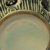 Ceramic vintage vase with symbols West Germany 1960s