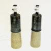 Pair of glazed stoneware tablelamps by Olle Alberius - Rörstrand, Sweden 1970s Pair of glazed stoneware tablelamps by Olle Alberius - Rörstrand, Sweden 1970s