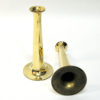 Brass candleholder pair by Hans Bølling for Torben Ørskov & Co, Denmark 1950s