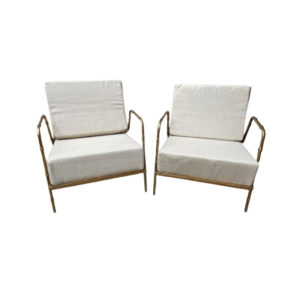 Pair of armchairs - in the style of Jansen