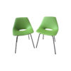 Pierre Guariche - Pair of Tonneau model chairs Pierre Guariche - Pair of Tonneau model chairs