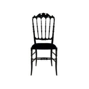 Decorative 'Chiavari' chair designed by Gaetano Descalzi