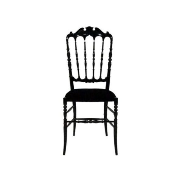 Decorative 'Chiavari' chair designed by Gaetano Descalzi