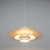 Danish vintage pendant lamp Vola by Kurt Wiborg, Jeka, 1980s Danish vintage pendant lamp Vola by Kurt Wiborg, Jeka, 1980s
