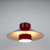 Danish vintage pendant lamp Visir by Jens M. Jensen, Louis Poulsen, 1980s
