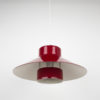 Danish vintage pendant lamp Visir by Jens M. Jensen, Louis Poulsen, 1980s