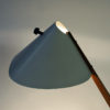 White metal and teak table lamp B54, Hans Agne Jakobsson 1950s Sweden
