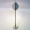 White metal and teak table lamp B54, Hans Agne Jakobsson 1950s Sweden