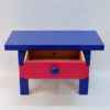 Colorful pink and blue pine chest of drawer by Erik Höglund - Sweden 1960s