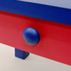 Colorful pink and blue pine chest of drawer by Erik Höglund - Sweden 1960s
