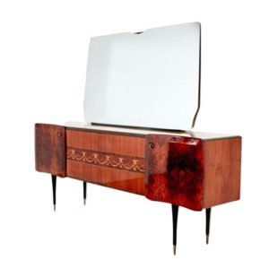 Italian Sideboard with Mirror, 1970s