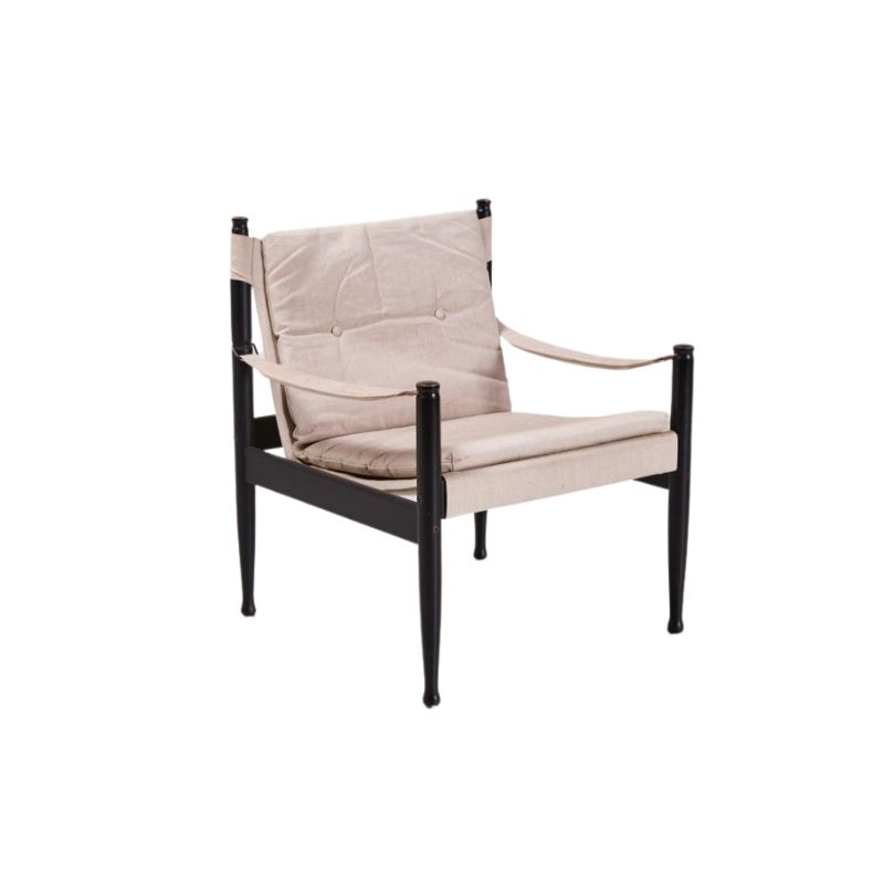 Safari Lounge Chair by Erik Wørtz for Niels Eilersen, 1960s