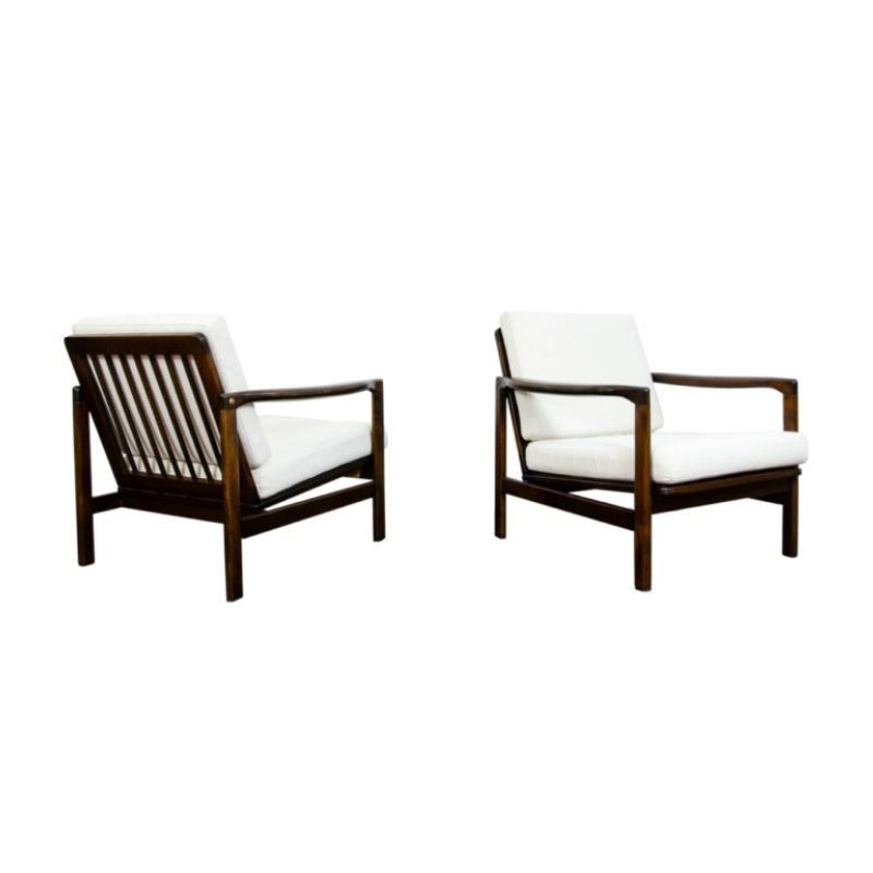 Pair of B-7522 armchairs by Zenon Bączyk