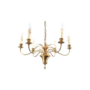 Vintage Palm tree by Maison Boulanger Chandelier