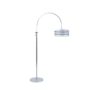 Silver Floor Lamp by Tamás Borsfay