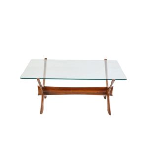 Condor Walnut Coffee Table by Fredrik Schriever-Abeln for Örebro Glas