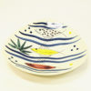 Ceramic dish with fish motives by Inger Waage, Stavangerflint Norway 1950s
